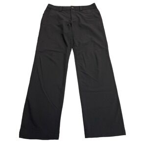 Lululemon Athletica Men's Pants Size 34 34" x 33" Black On Black Stripe